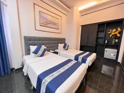 豪华双人房或双床房 — New Star Inn Boutique Hotel-Near Bến Thành Market